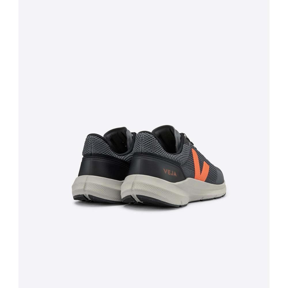 παπουτσια για τρεξιμο ανδρικα Veja MARLIN LT V KNIT Orange/Black | GR 148XYU